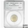 Image 1 : 1872 Shield Nickel SEGS AU55 DDO/RPD-Unlisted PUP
