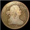 Image 1 : 1806 Draped Bust Half Cent NICELY CIRCULATED