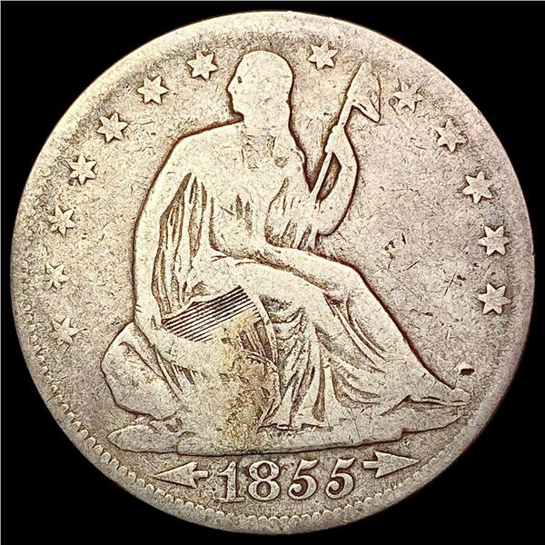 1855 Arrows Seated Liberty Half Dollar HIGH GRADE