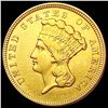 Image 1 : 1854 $3 Gold Piece UNCIRCULATED