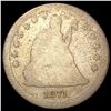 Image 1 : 1871-S Seated Liberty Quarter NICELY CIRCULATED