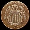 Image 1 : 1880 Shield Nickel LIGHTLY CIRCULATED