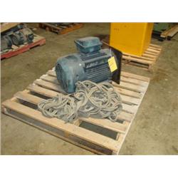 LEESON 10HP ELECTRIC MOTOR