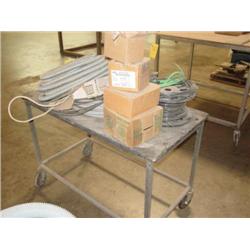 LOT - ASSORTED CONTENTS ON CART