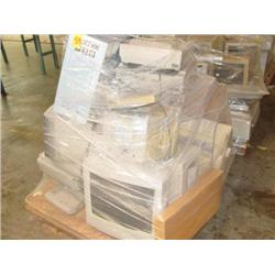 LOT - ASSORTED COMPUTER PARTS ON PALLET