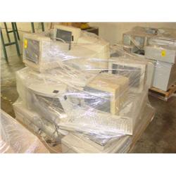 LOT - ASSORTED COMPUTER PARTS ON PALLET