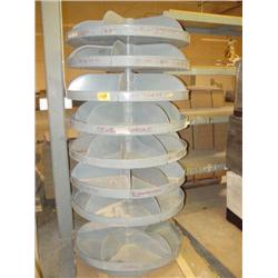 REVOLVING HARDWARE RACK