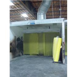 BLEEKER BLISS 12'x16' SPRAY BOOTH, CLASS 1 DIV. 2