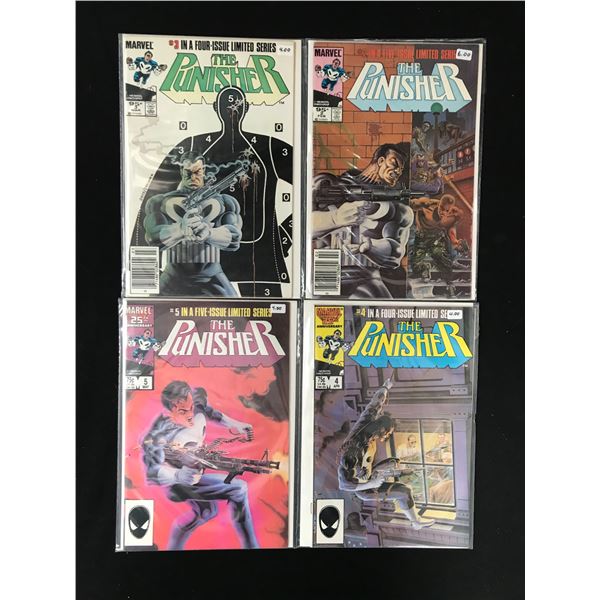LOT OF 4 THE PUNISHER COMICS (MARVEL COMICS)