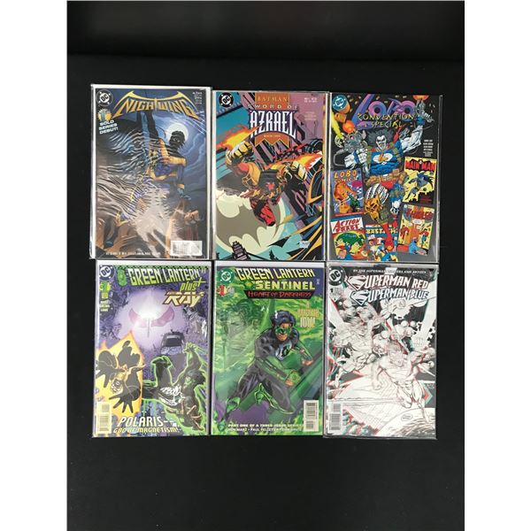 LOT OF 6 COMICS VARIOUS TITLES (DC COMICS)