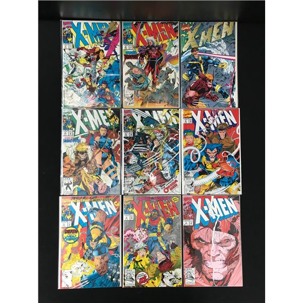 LOT OF 9 X-MEN COMICS (MARVEL COMICS)