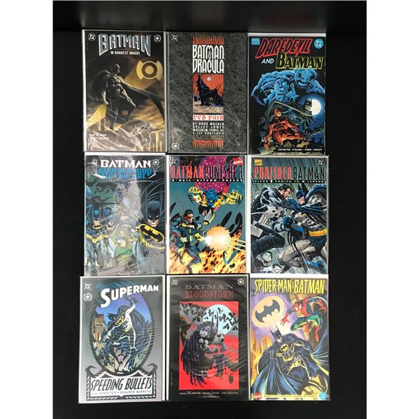LOT OF 9 COMICS VARIOUS TITLES (DC,MARVEL)