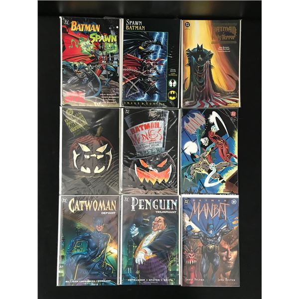 LOT OF 9 COMICS VARIOUS TITLES (DC COMICS)