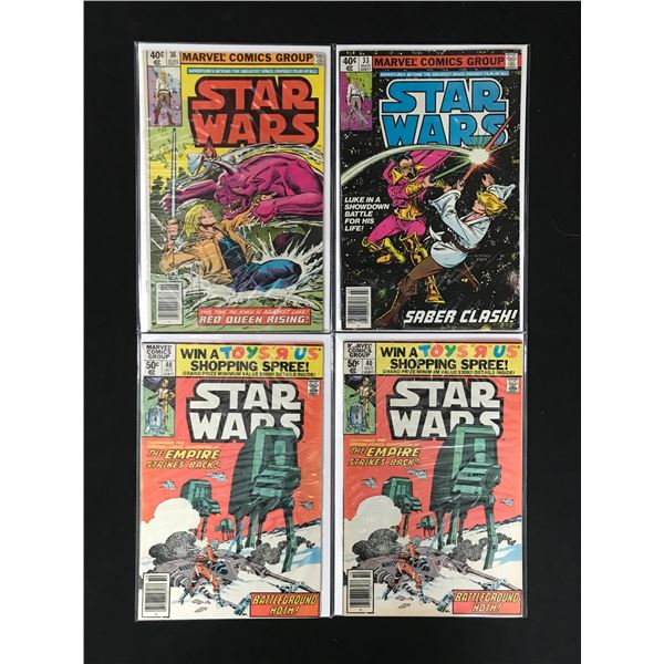 LOT OF 4 STAR WARS COMICS (MARVEL COMICS)