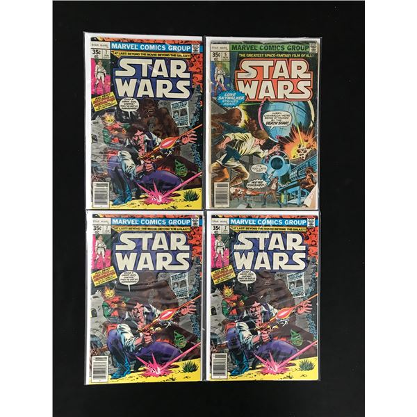 LOT OF 4 STAR WARS COMICS (MARVEL COMICS)