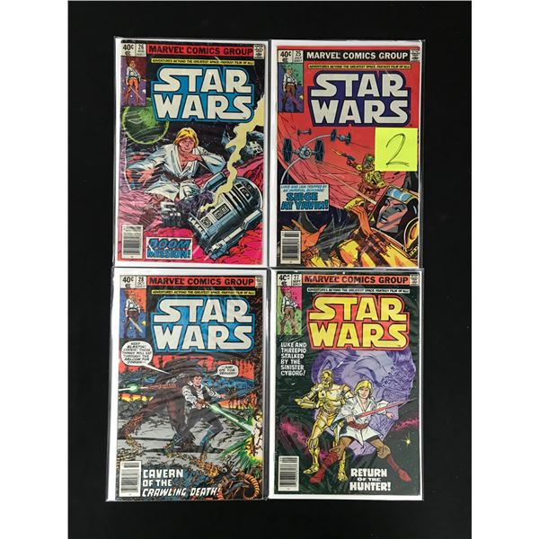 LOT OF 4 STAR WARS COMICS (MARVEL COMICS)