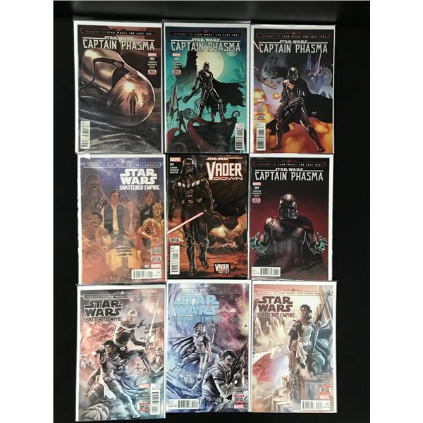 LOT OF 9 COMICS VARIOUS TITLES (MARVEL COMICS)