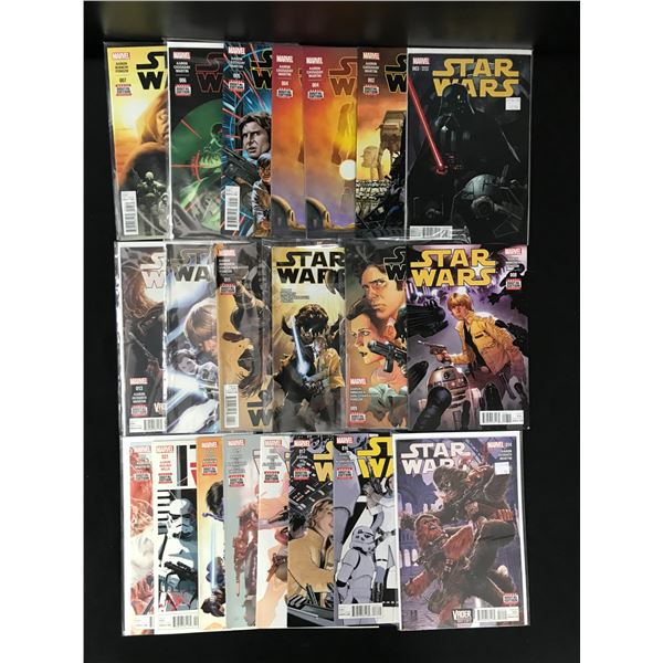 LOT OF 21 STAR WARS COMICS (MARVEL COMICS)