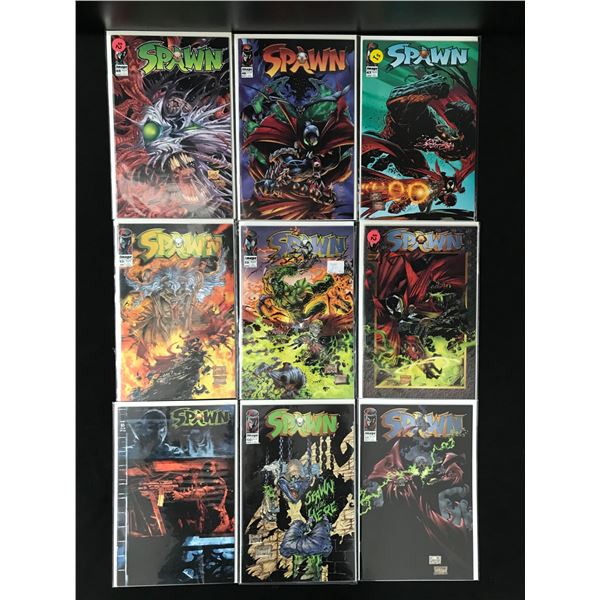 LOT OF 9 SPAWN COMICS (IMAGE COMICS)