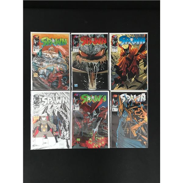 LOT OF 6 SPAWN COMICS (IMAGE COMICS)