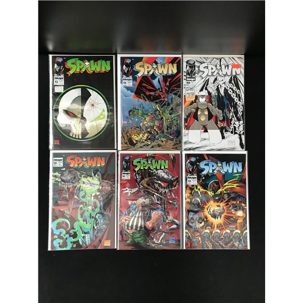 LOT OF 6 SPAWN COMICS (IMAGE COMICS)