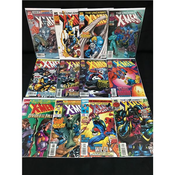 LOT OF 12 X-MEN COMICS (MARVEL COMICS)