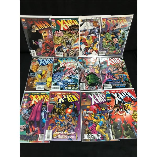 LOT OF 12 X-MEN COMICS (MARVEL COMICS)