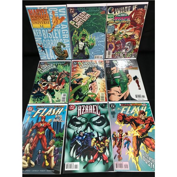LOT OF 9 COMICS VARIOUS TITLES (DC COMICS)