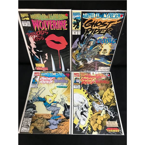 LOT OF 4 COMICS VARIOUS TITLES (MARVEL COMICS)