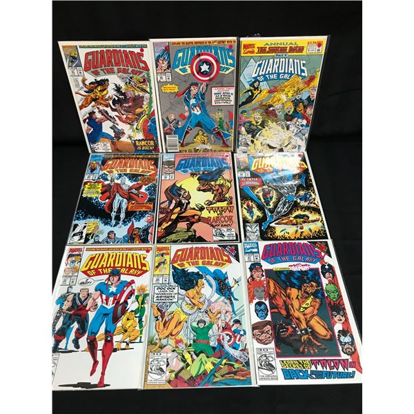 LOT OF 9 GUARDIANS OF THE GALAXY COMICS (MARVEL COMICS)