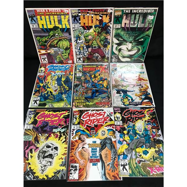 LOT OF 12 COMICS VARIOUS TITLES (MARVEL COMICS)