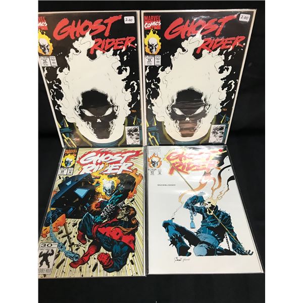 LOT OF 4 GHOST RIDER COMICS (MARVEL COMICS)