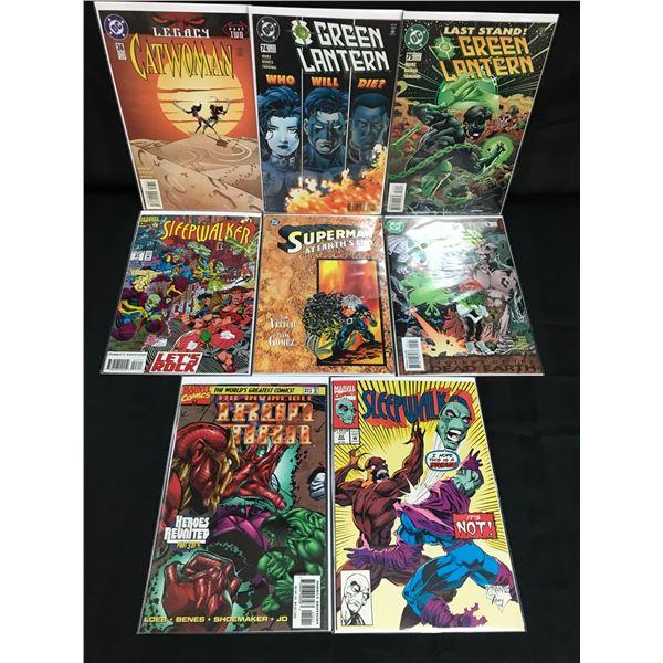 LOT OF 8 COMICS VARIOUS TITLES (MARVEL,DC COMICS)