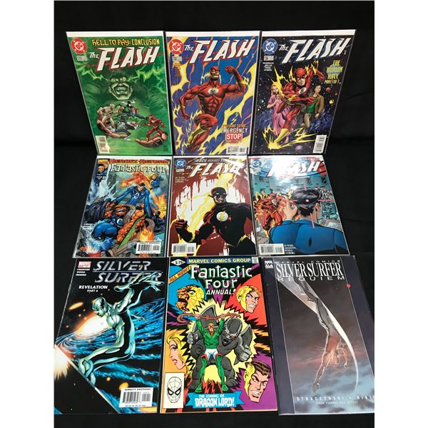 LOT OF 9 COMICS VARIOUS TITLES (MARVEL,DC COMICS)