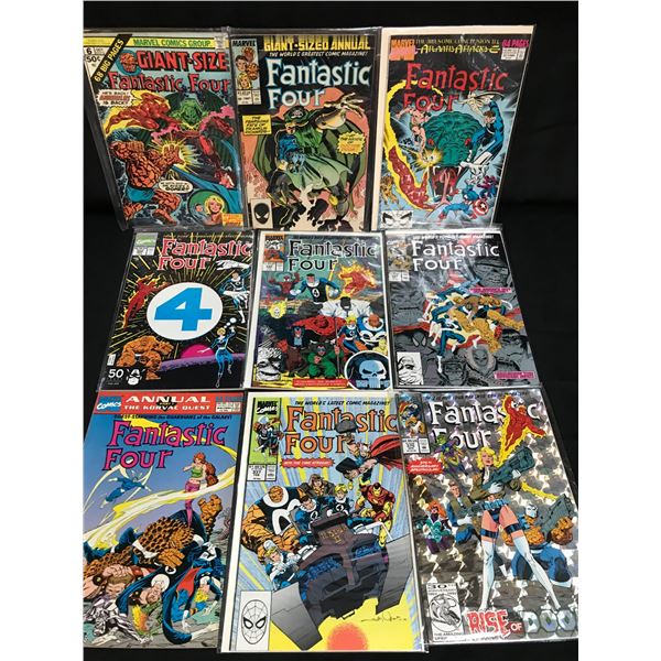 LOT OF 9 FANTASTIC FOUR COMICS (MARVEL COMICS)