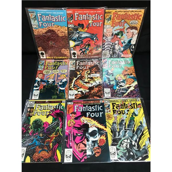 LOT OF 9 FANTASTIC FOUR COMICS (MARVEL COMICS)