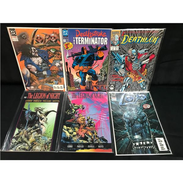 LOT OF 6 COMICS VARIOUS TITLES (DC,MARVEL)