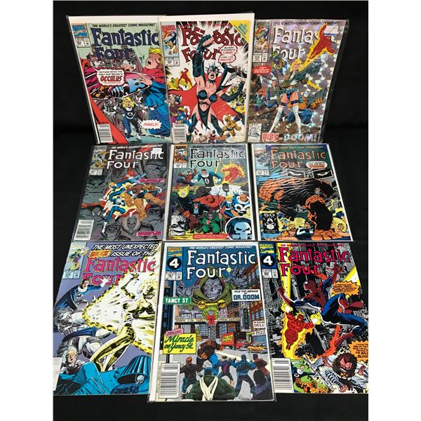 LOT OF 9 FANTASTIC FOUR COMICS (MARVEL COMICS)