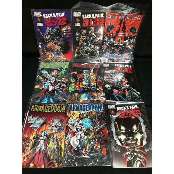 LOT OF 9 COMICS VARIOUS TITLES (INDI COMICS)