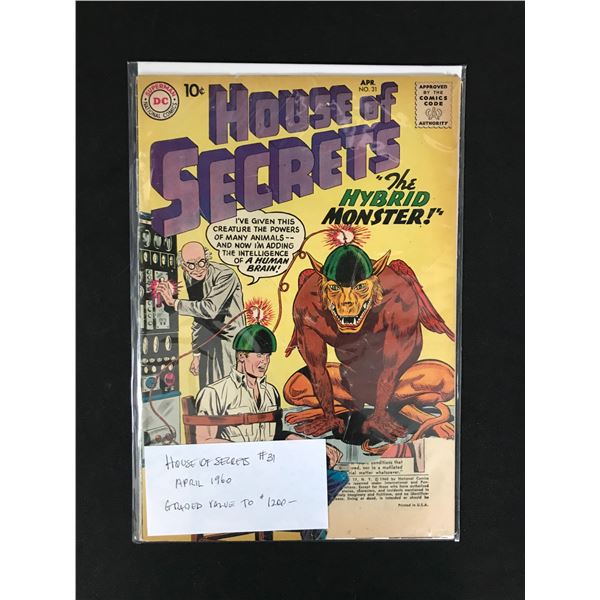DC COMICS NO.31 HOUSE OF SECRETS