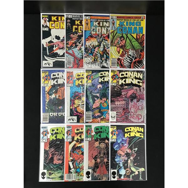 MARVEL COMICS CONAN THE KING COMIC BOOK LOT