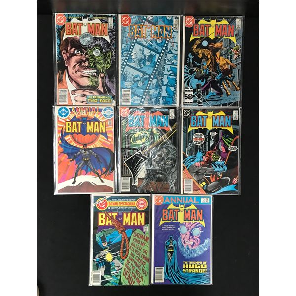 DC COMICS BATMAN BRONZE AGE COMIC BOOK LOT