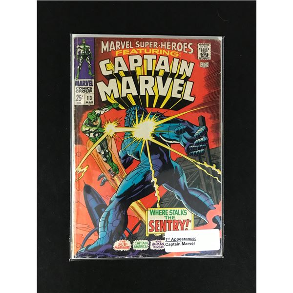 MARVEL SUPERHEROES FEATURING CAPTAIN MARVEL NO.13 (1ST APPEARANCE CAPT MARVEL)