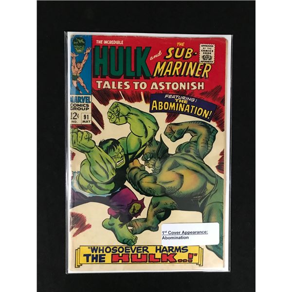 MARVEL COMICS TALES OF ASTONISH NO.91