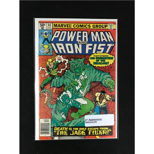 MARVEL COMICS POWER MAN AND IRON FIST NO.66 (2ND APPEARANCE SABRETOOTH)