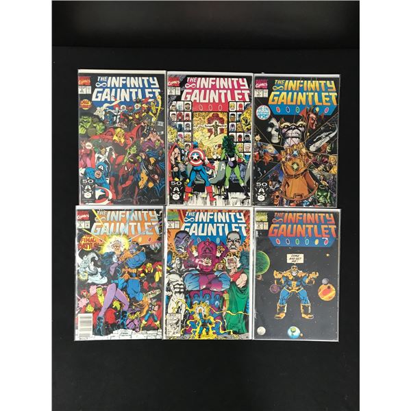 MARVEL COMICS INFINITY GAUNTLET COMIC BOOK RUN 1-6