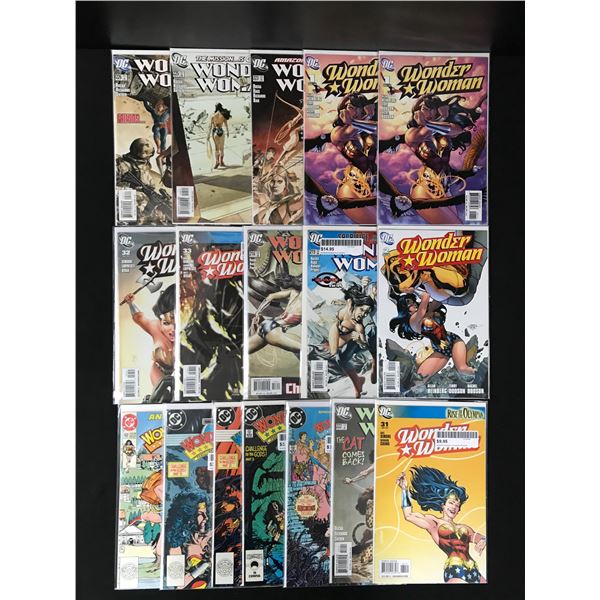 DC COMICS WONDER WOMAN COMIC BOOK LOT
