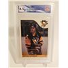 Image 1 : 1985-86 O PEE CHEE MARIO LEMIEUX ROOKIE CARD (GCG 8.5)