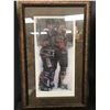 Image 1 : LTD EDITION CUSTOM FRAMED WAYNE GRETZKY AND PAUL COFFEY DUAL SIGNED PRINT