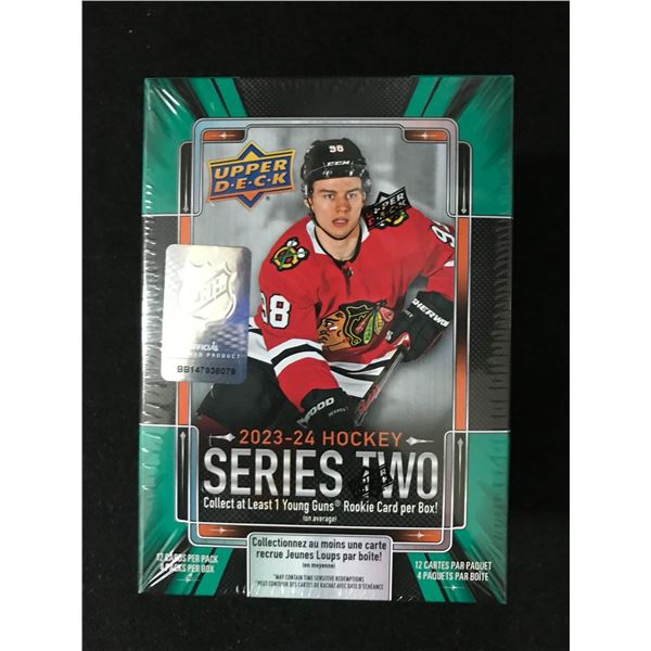 SEALED 2023-24 UPPER DECK SERIES 2 BLASTER BOX